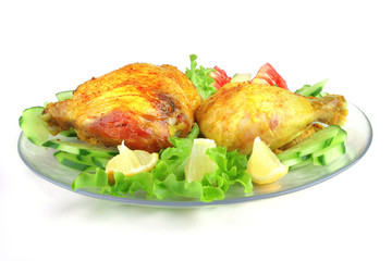 roasted chicken drumstick