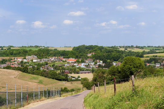 Dutch landscape with village