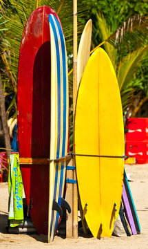 Surf boards, Kuta beach, Bali, Indonesia