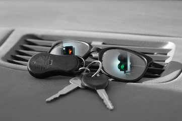 Fototapeta premium Safety in Traffic