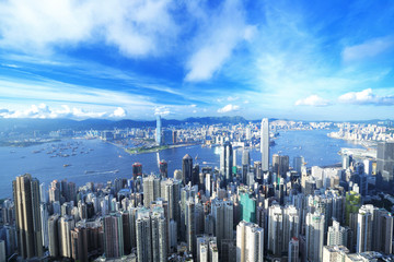 Fototapeta premium Hong Kong downtown