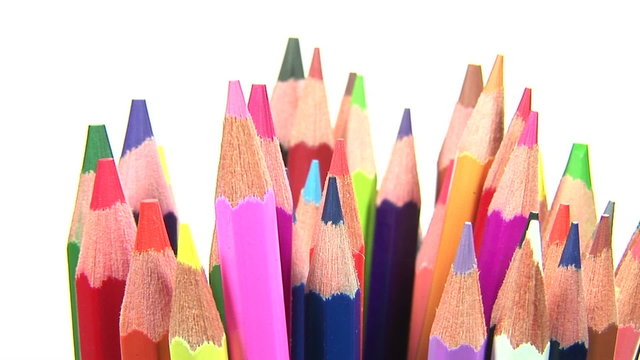 HD1080i Color Crayons rotate