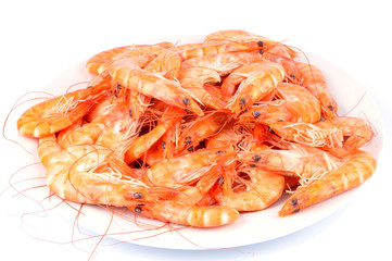 Assiette de crevettes