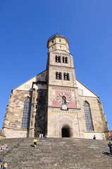 Fototapeta na wymiar St.Michael's Church - Schwäbisch Hall, Germany