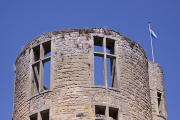 Ruine der Burg Beaufort in Luxemburg