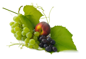 Grape and peach