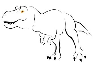 Tiranosaurio Rex estilizado © teracreonte