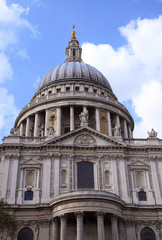 Fototapeta na wymiar St Paul's Cathedral in London, United Kingdom