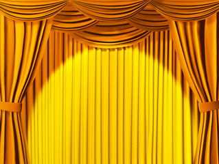 Theatrical curtain