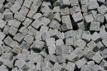 Pflastersteine grau