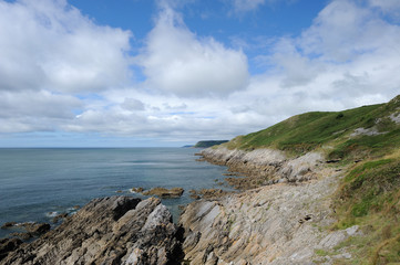 Fototapeta na wymiar Heritage wybrzeżu Walii
