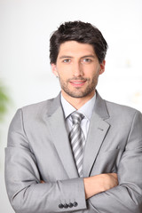 Portrait d'un homme d'affaires