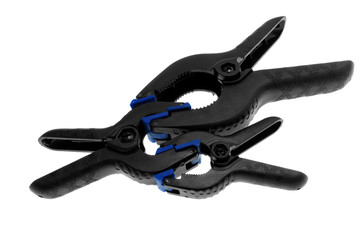 Obraz premium Plastic clamps composition