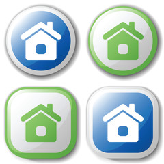 Buttons for your Web site. Vector illustrations, easy to edit an