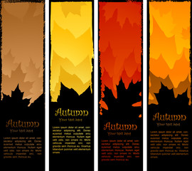 Autumn banners