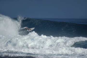 Obraz premium Balancing in the Curl