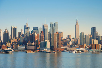 Fototapeta na wymiar MANHATTAN SKYLINE, NEW YORK CITY