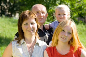 Fototapeta premium family from four