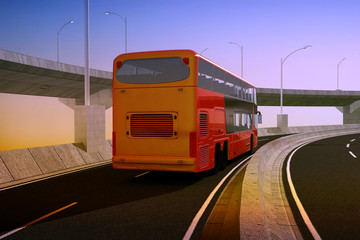 The tourist bus
