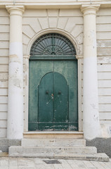 Wooden Portal. Matera. Basilicata.