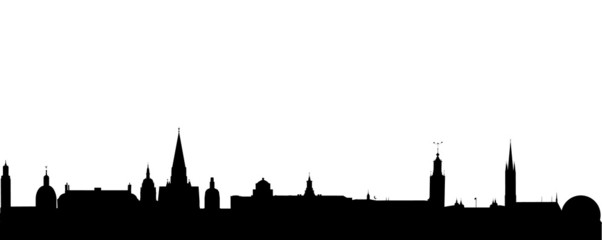 Naklejka premium Stockholm Skyline