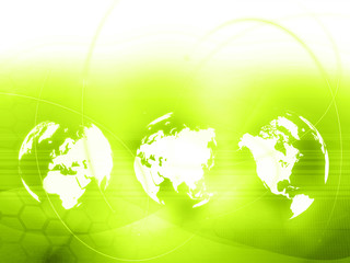 world map technology style - perfect background with space