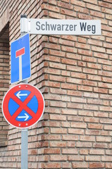 Naklejka premium Schild