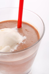 chocolate cocktail with ice cream