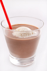 chocolate cocktail with ice cream
