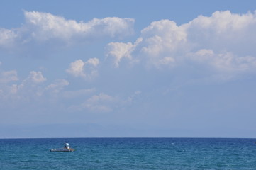 Nuvole sul mare