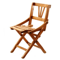 vecchio sgabello di legno