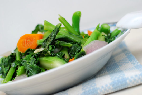 Chinese style leafy vegetables