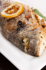 fish with lemon