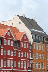 Fototapeta na wymiar Houses at Nyhavn in Copenhagen