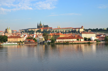 The Prague in the evening.