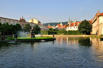 Fototapeta na wymiar Wallenstein Garden in Prague