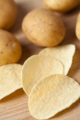 potatoes and chips