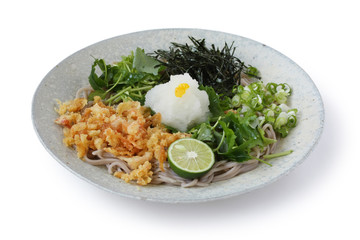 冷やしたぬき蕎麦