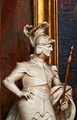 baroque statue of soldier