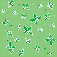 Obraz premium leaves pattern