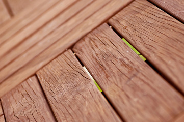 Fototapeta premium plancher en Tek