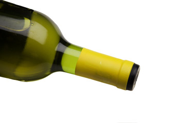 wine bottle on side