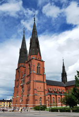 Fototapeta premium The Cathedral of Uppsala, 13 century