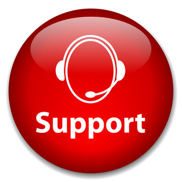 SUPPORT web button (customer service tech contact helpdesk SOS)