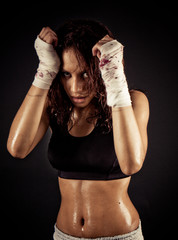 female fitness body