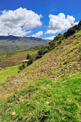 Fototapeta na wymiar Peruvian landscape, Cuzco, Peru