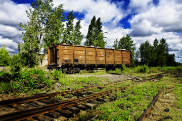 Fototapeta na wymiar freight car