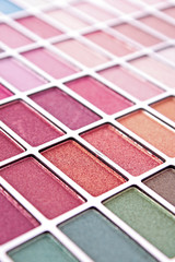 Big eye shadow kit as a background