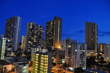 Waikiki Beach Skyline