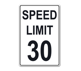 Pegatina SPEED LIMIT 30